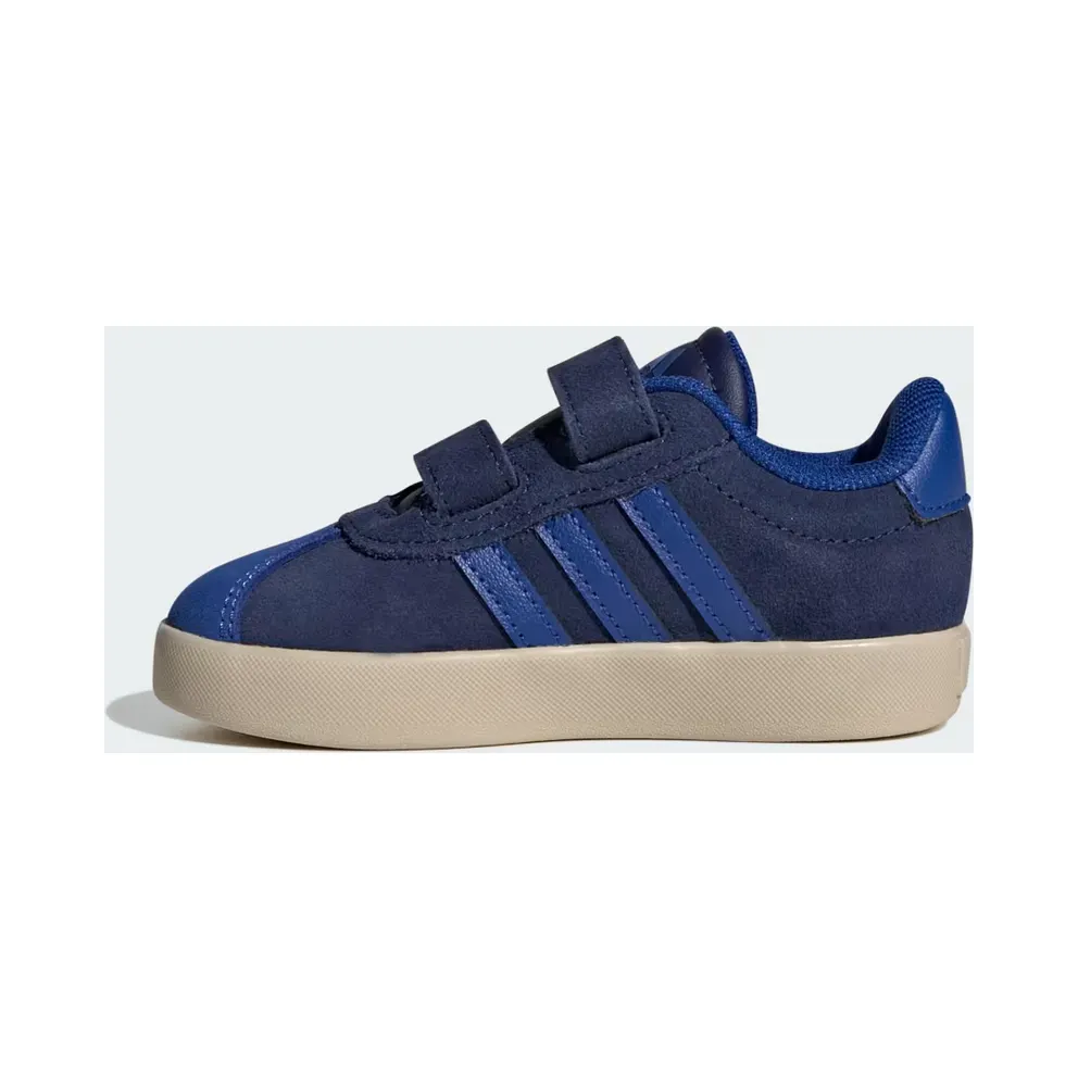 adidas VL Court 3.0 “Dark Blue / Royal Blue / Wonder Beige” (JP7876)