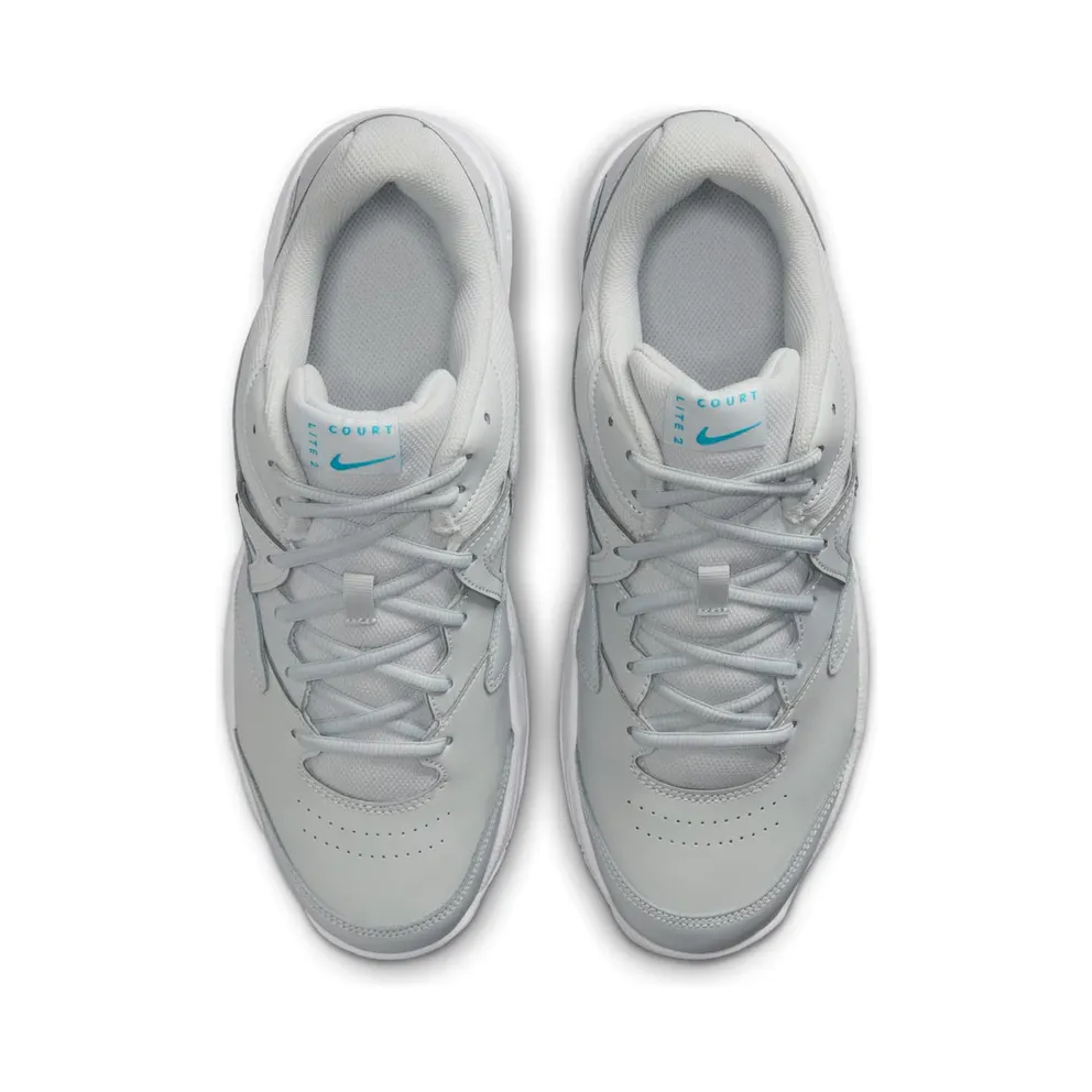 NikeCourt Lite 2 Hardcourt Grey “Photon Dust / White / Chlorine Blue” (AR8836-024)