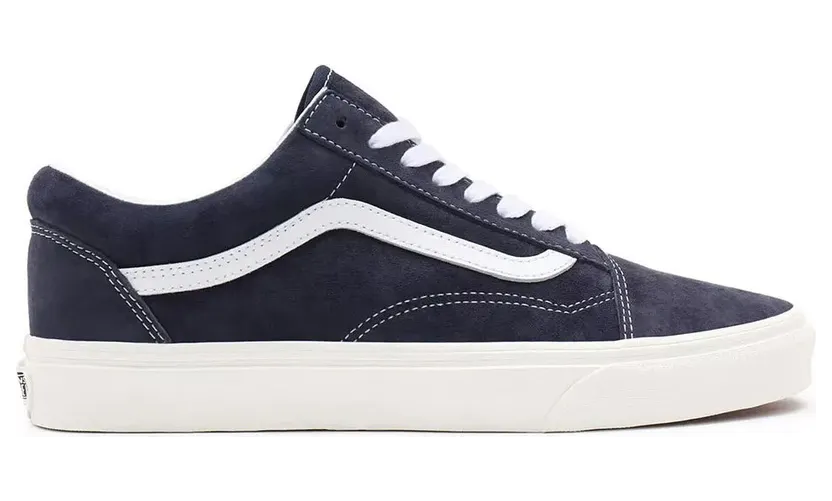 Vans Old Skool Pig Suede Parisian Night / Snow White (VN0A38G19G51)