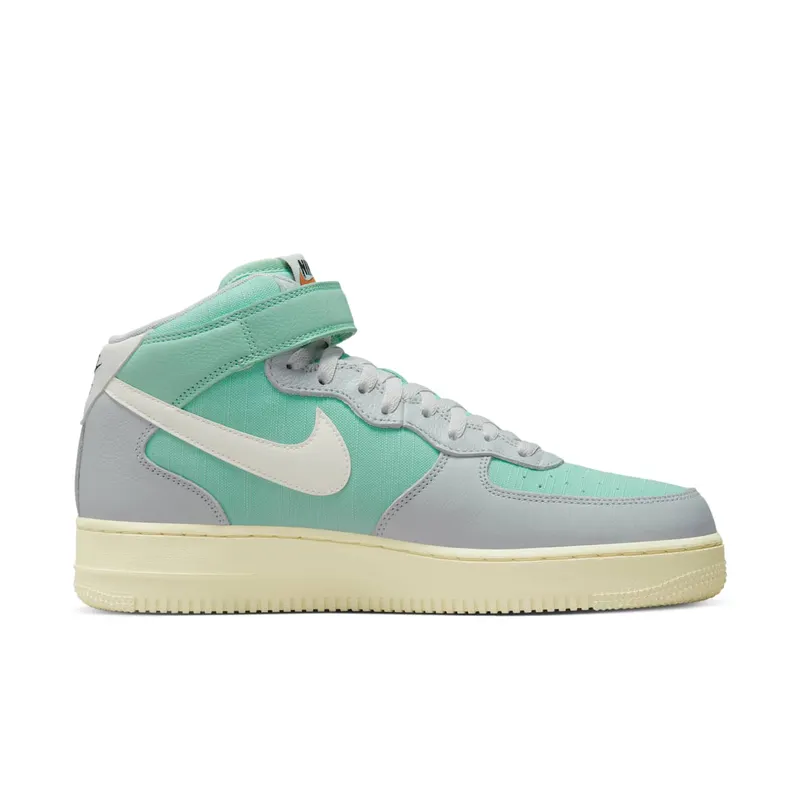 Nike Air Force 1 Mid ’07 LX “Grey Fog Enamel Green” (DQ8766-002)