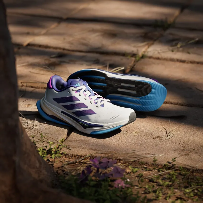 adidas Supernova Prima 2 White Purple Semi Blue Burst (JR0736)