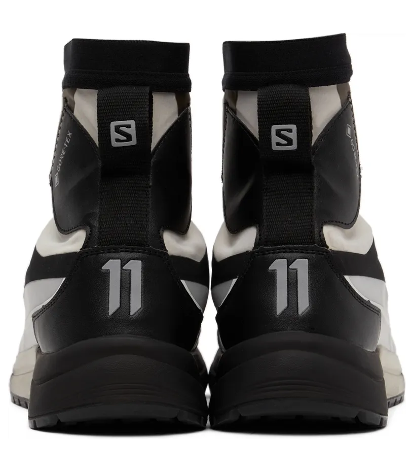 11 by Boris Bidjan Saberi Black & Off-White Salomon Edition Bamba2 High GTX Sneakers (216 11xS) (4)