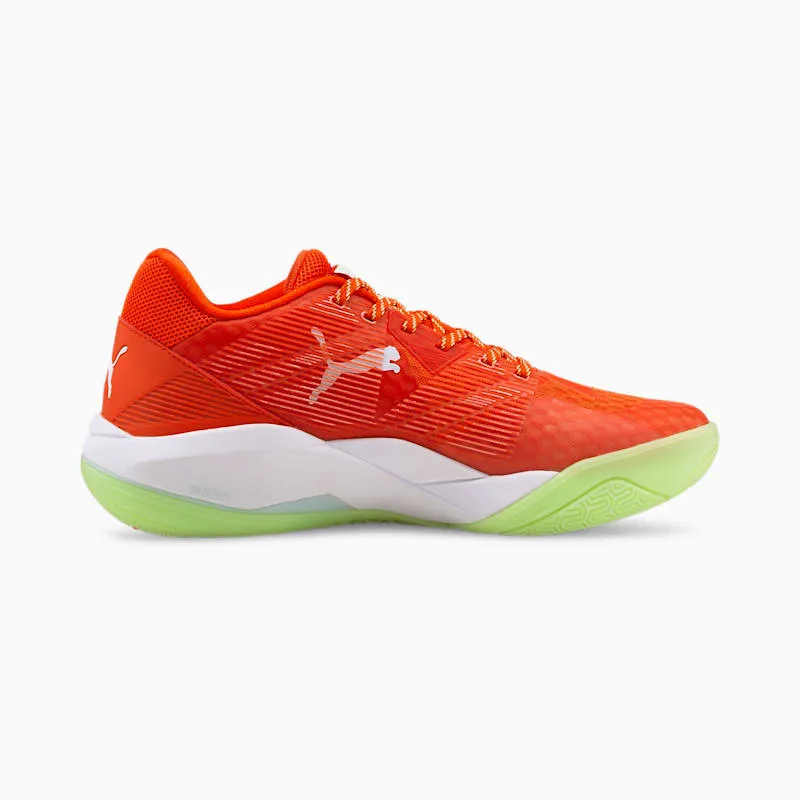 Puma Eliminate Power Nitro Handball Shoes Green/White/Orange (10646004)