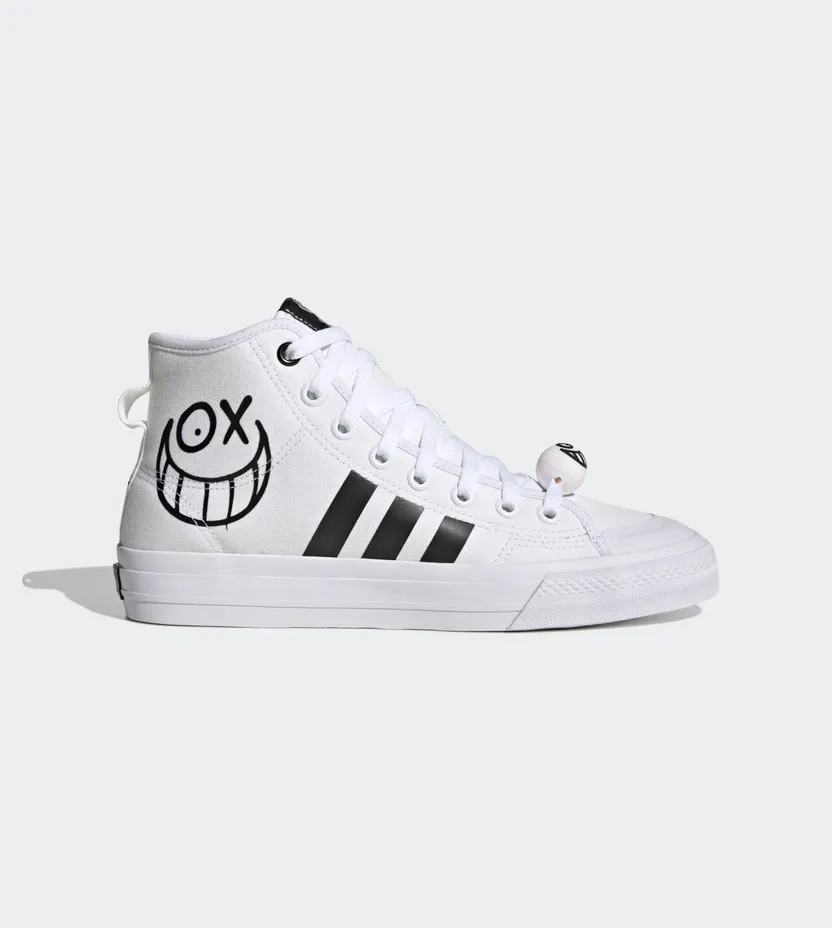 adidas Nizza High RF x AndrÃ© Saraiva Cloud White / Core Black / Semi Pink Glow (HQ6861)