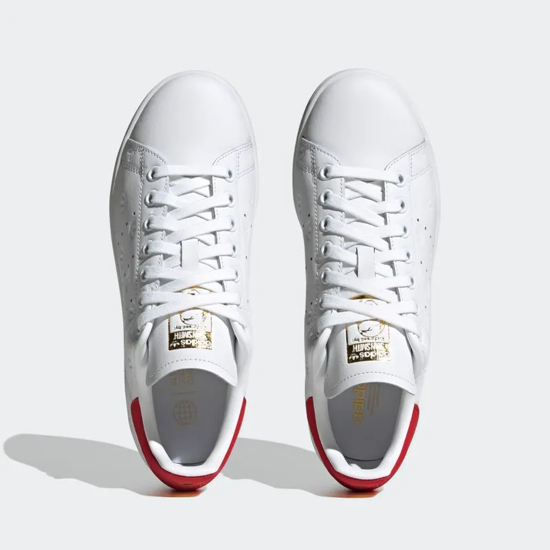 Adidas Stan Smith Cloud White / Better Scarlet / Gold Metallic (FZ6370)