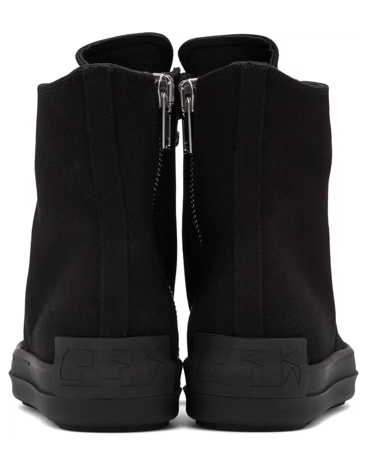 Rick Owens Drkshdw Orange High-Top Sneakers (DU01B7800 DMEH1) (2)