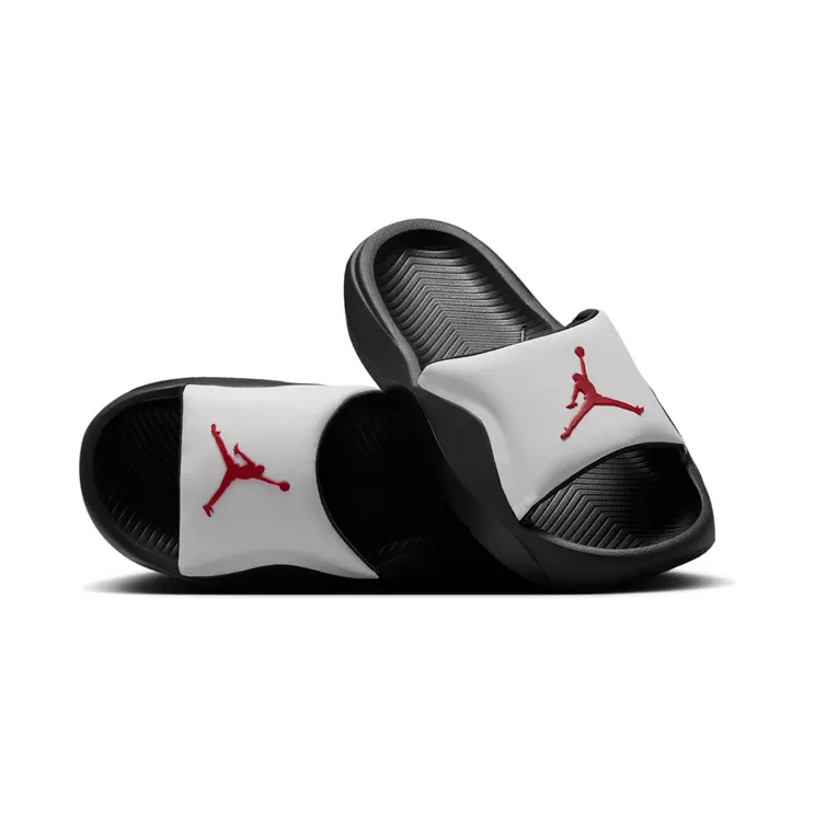 Jordan Franchise Slide “White / Black / Gym Red” (HF4490-101)