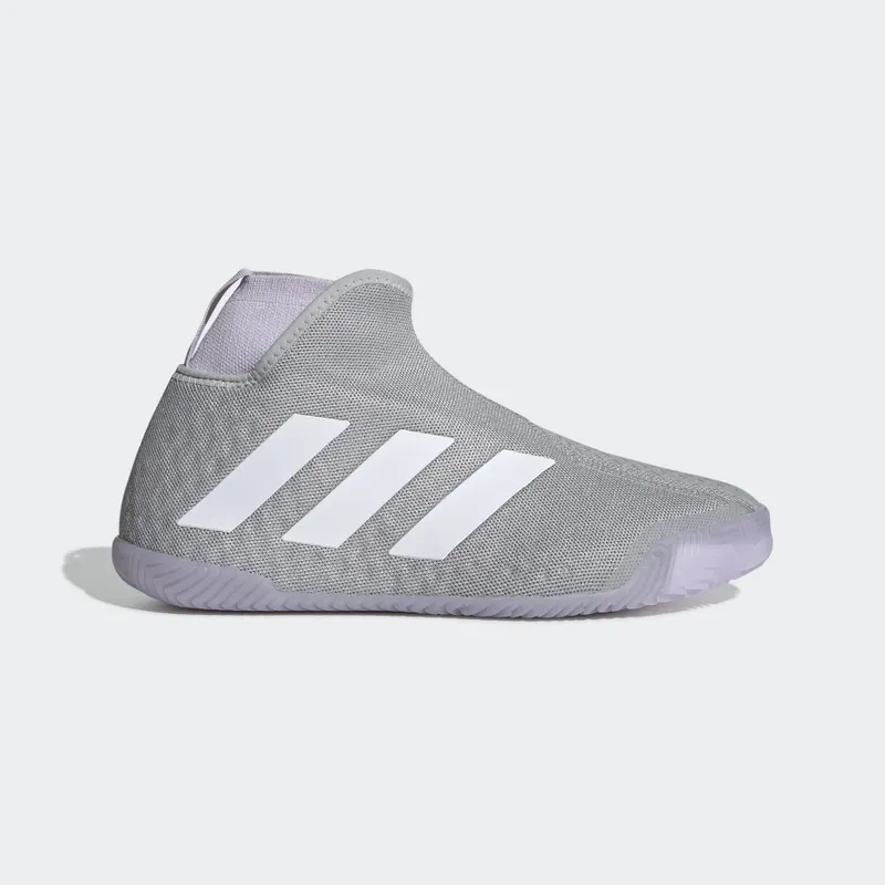 adidas Stycon Laceless Hard Court Grey Two Purple Tint (W) Grey Two/Cloud White/Purple Tint (EF2696)