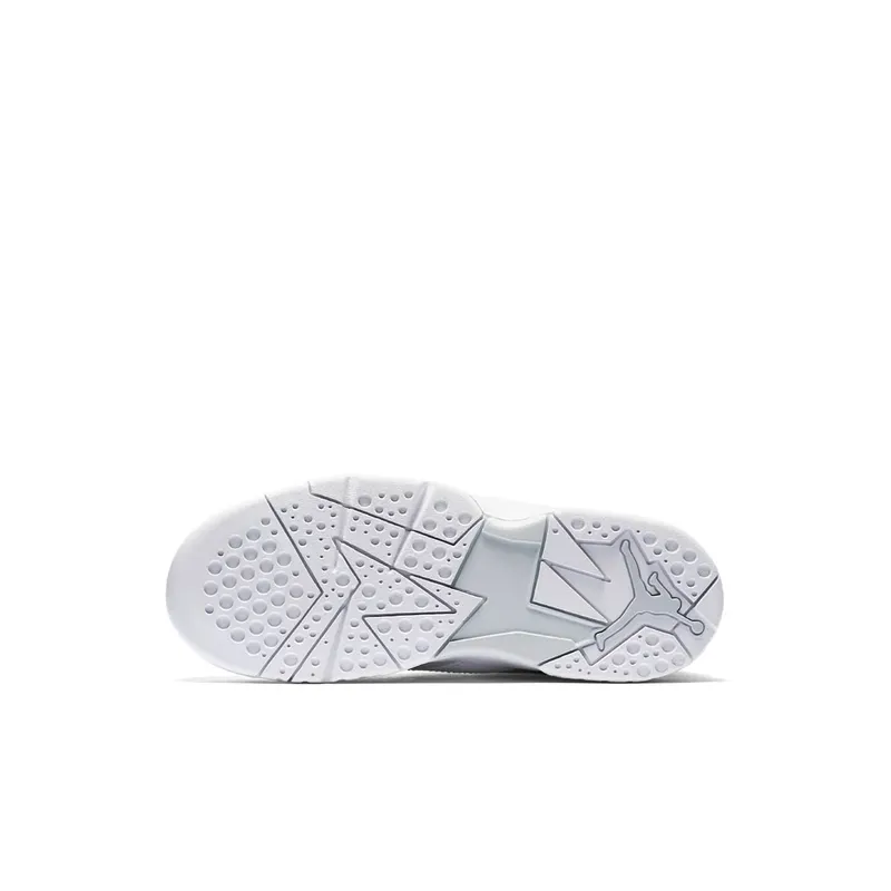Jordan Air 7 Retro BP Pure Money White (PS) White/Metallic Silver (304773-120)