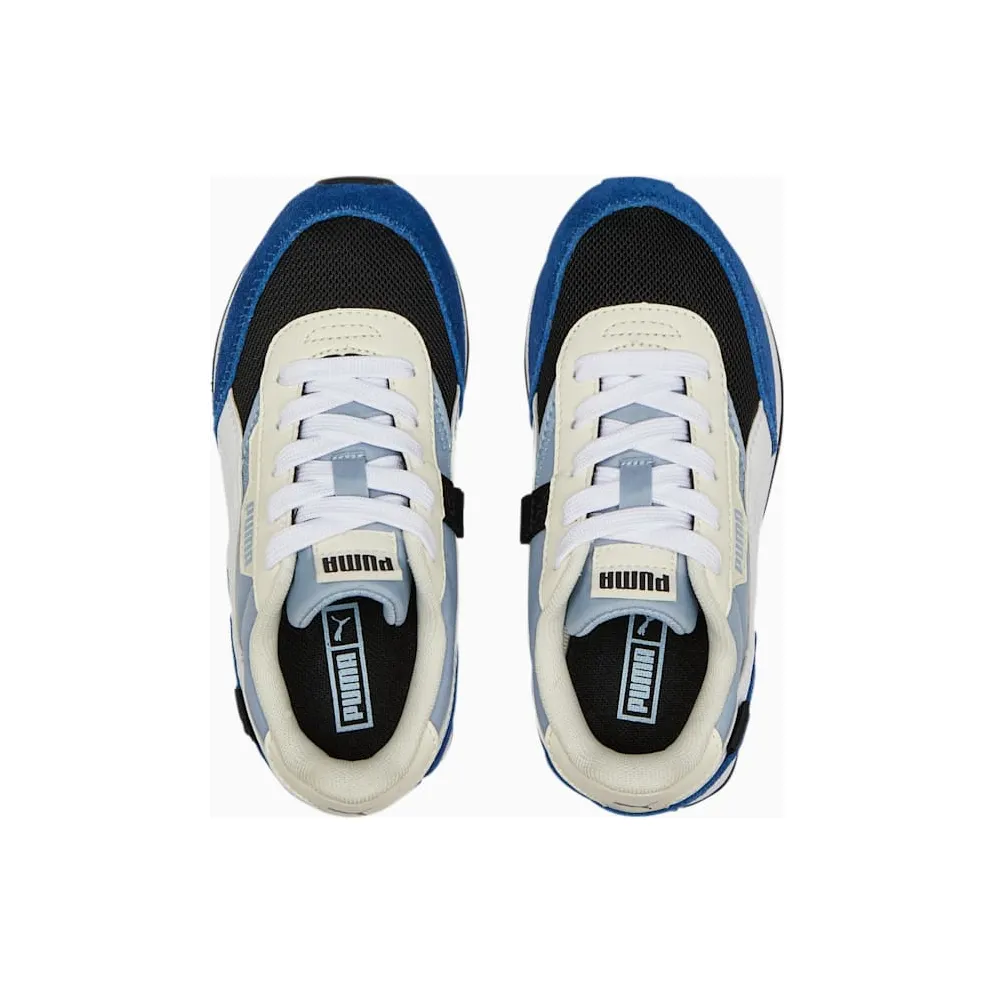 PUMA Future Rider Splash Kids’ Blue Wash/Black/White (381855-07)
