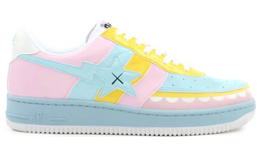 A Bathing Ape Bape Sta Low Chompers Sax Pink (FS-029 621)