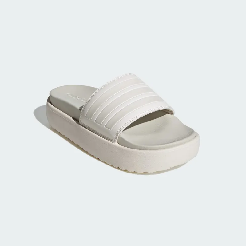 Adidas adilette Platform Chalk White / Chalk White / Orbit Grey (IH8974)