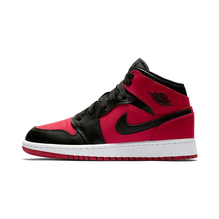 Air Jordan 1 Mid “Gym Red / White / Black” (554724-610)