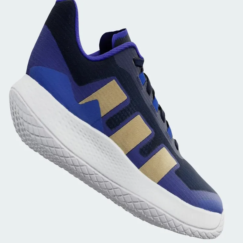 adidas Forcebounce Volleybalschoenen Team Navy Blue 2 / Matte Gold / Lucid Blue (HQ3513)