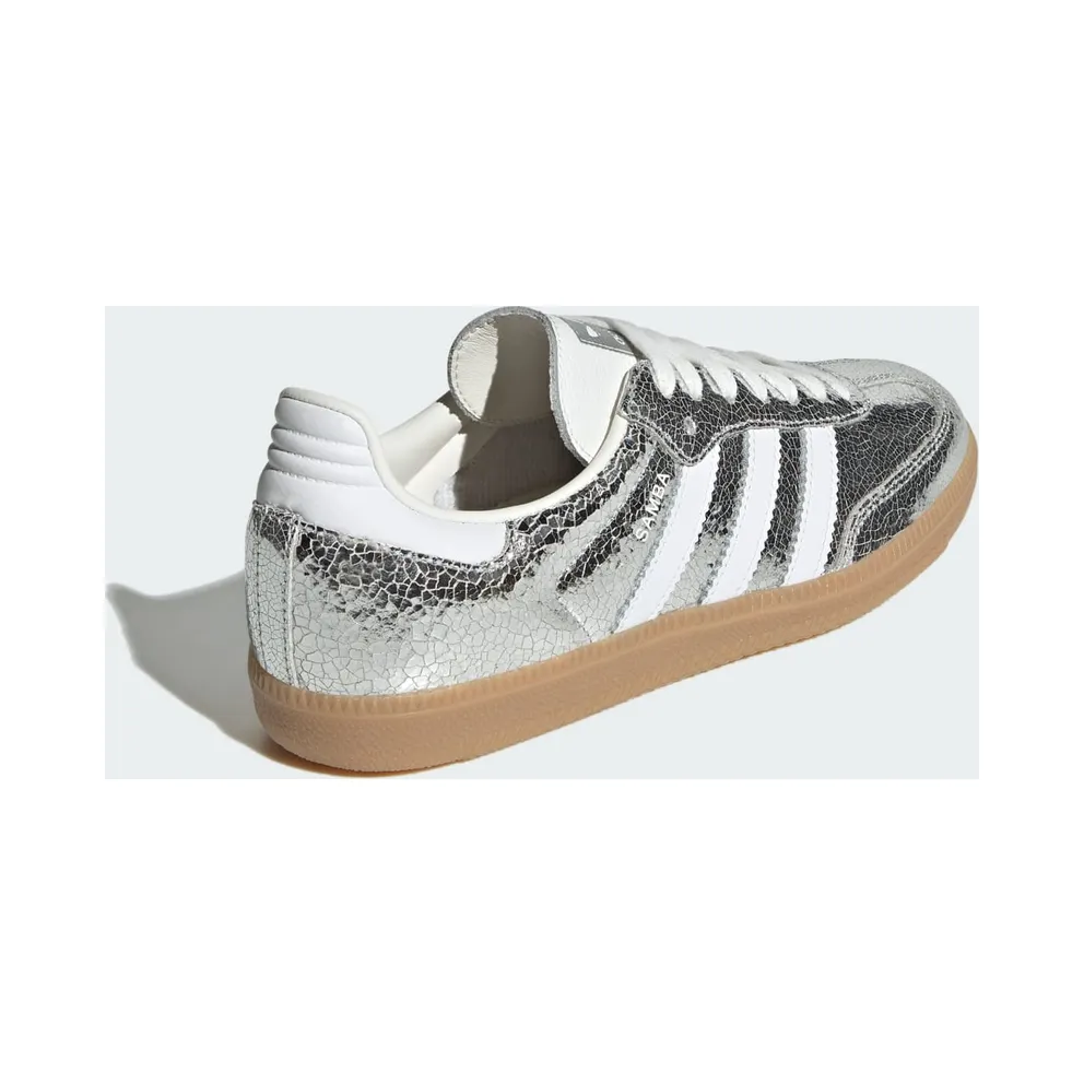Adidas Samba OG Silver Metallic / Cloud White / Core White (JR0035)