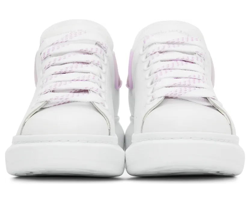 Alexander McQueen White & Black Oversized Sneakers (621056WHXMT) (2)