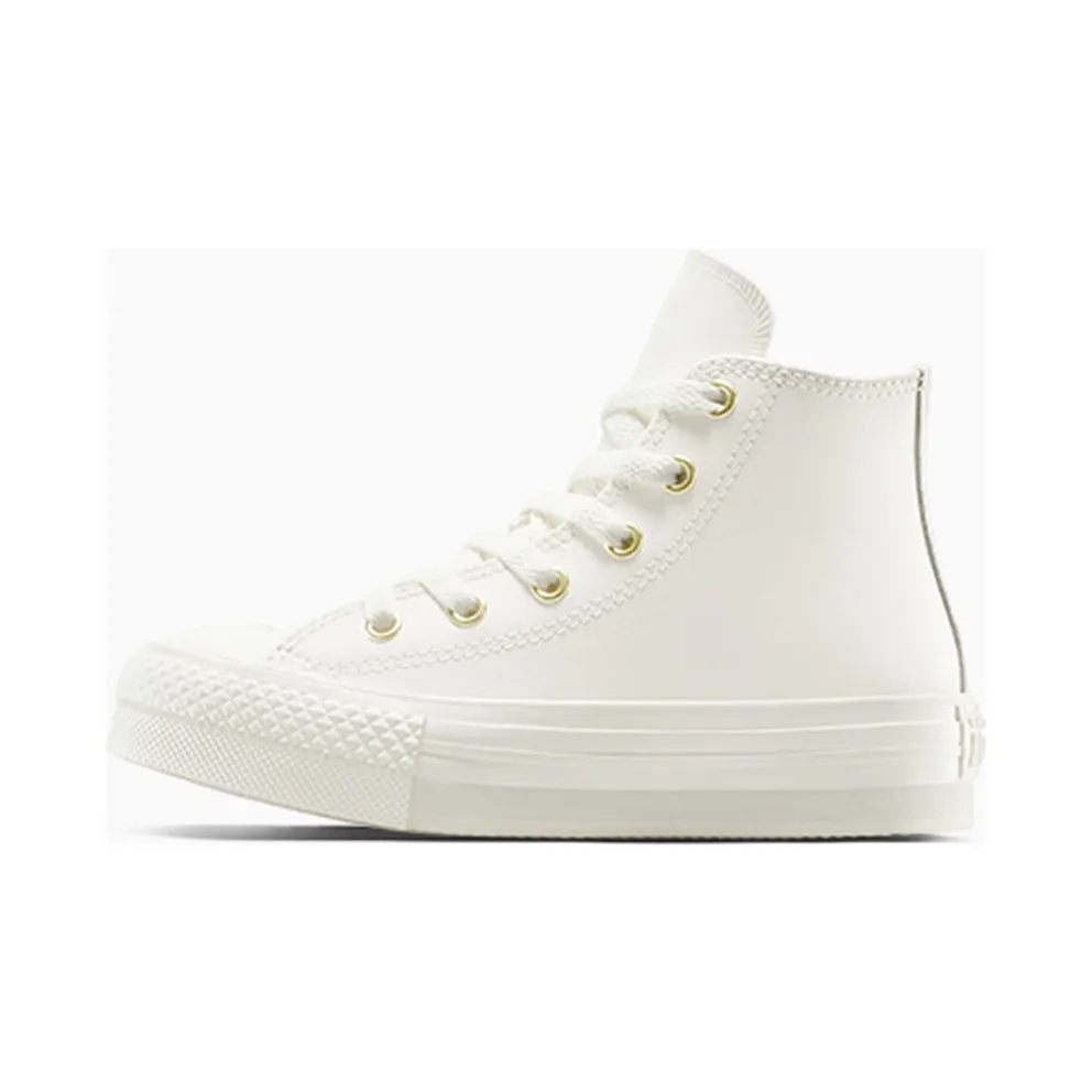Converse Chuck Taylor All Star EVA Lift Leather + Gold Egret/Egret/Light Gold (A14261C)