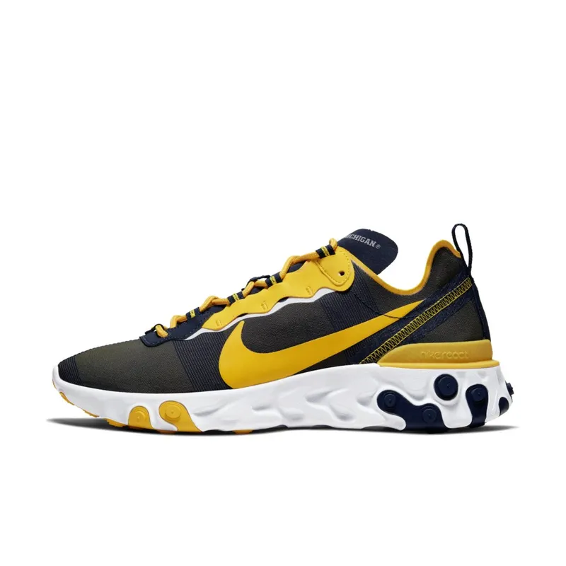 Nike React Element 55 Michigan College Navy/White-Amarillo (CK4846-400)