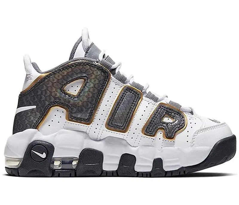 Nike Air More Uptempo White Anthracite Snakeskin (CQ4581-100)