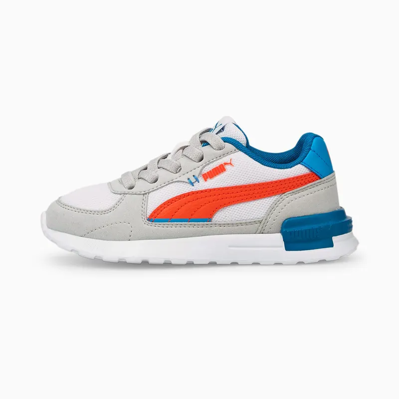 PUMA Graviton AC Kids’ Gray Violet/White/Cherry Tomato (381988-07)