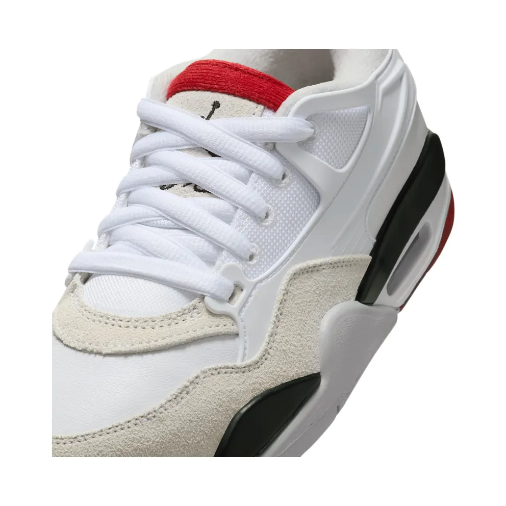 Jordan 4 RM White Black Neutral Grey Varsity Red (FQ7938-102)