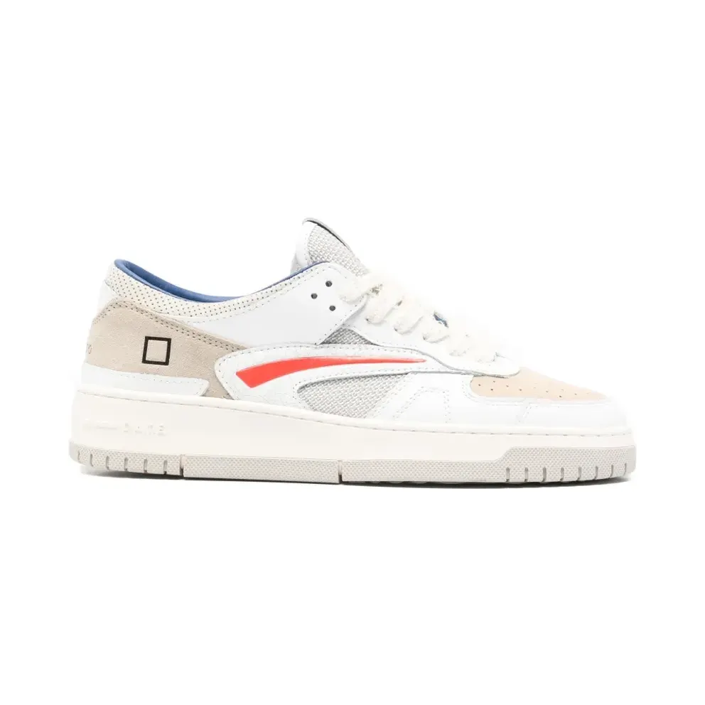 D.A.T.E. Torneo Pop with vierkant logo – White (M441TOPOWO)