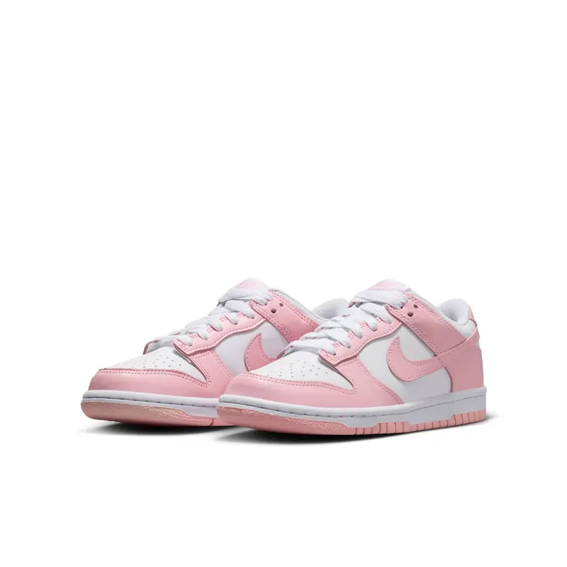 Nike Dunk Low White Medium Soft Pink (GS) (FB9109-125)