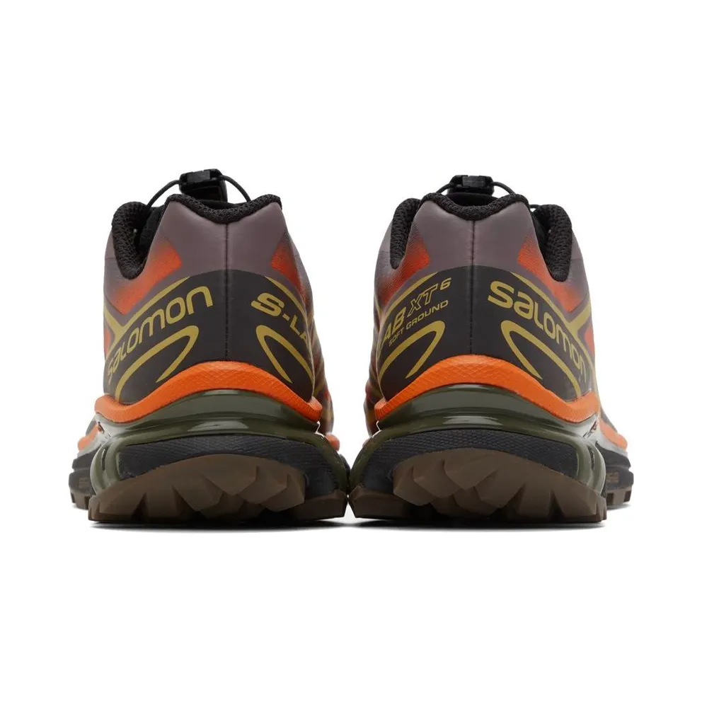 Salomon Orange & Purple XT-6 Skyline Low-Top (L41629900)
