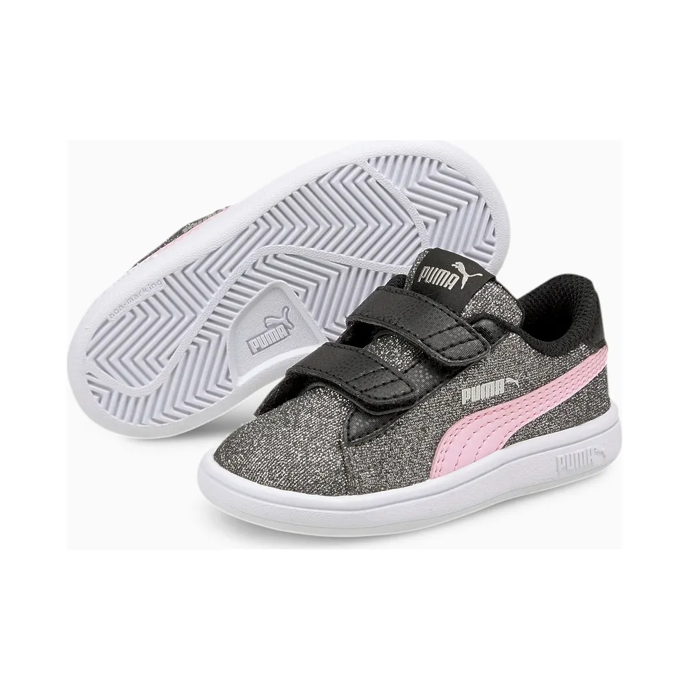 Puma Smash v2 Glitz Glam Black/Pink (36738022)