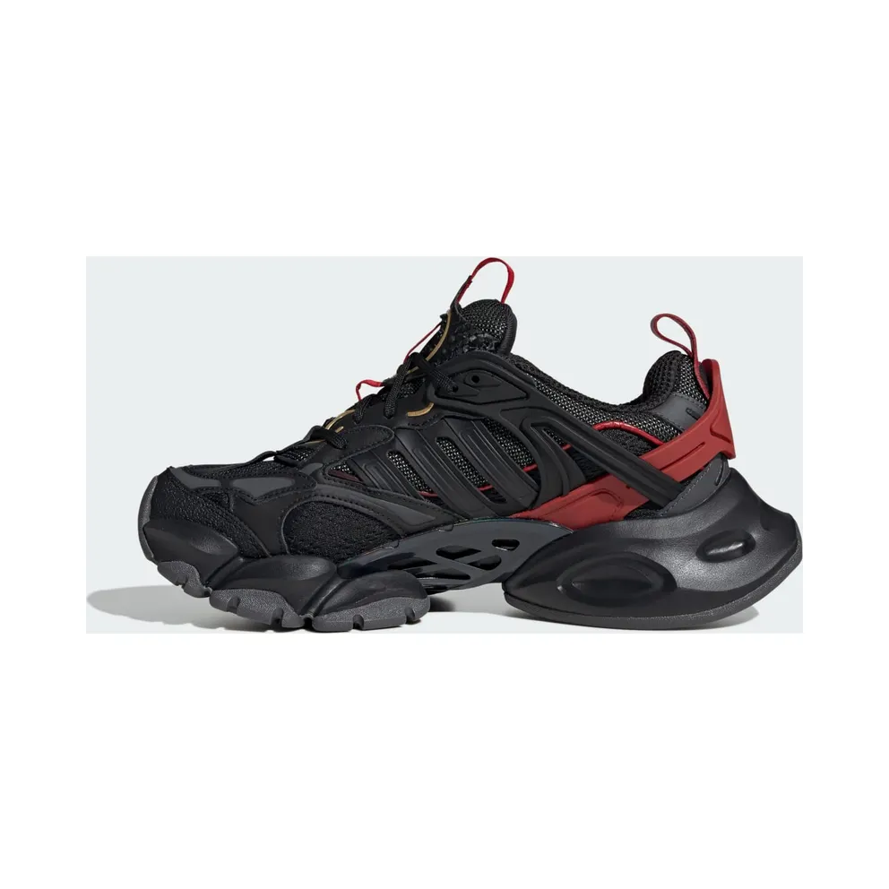 adidas XLG Runner Deluxe Black Gold Metallic Red (JQ2974)