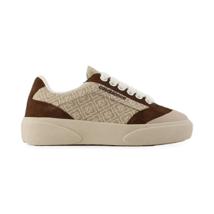 Casablanca Del Mar sneakers met monogram-patroon – Beige (ASNK02513W)