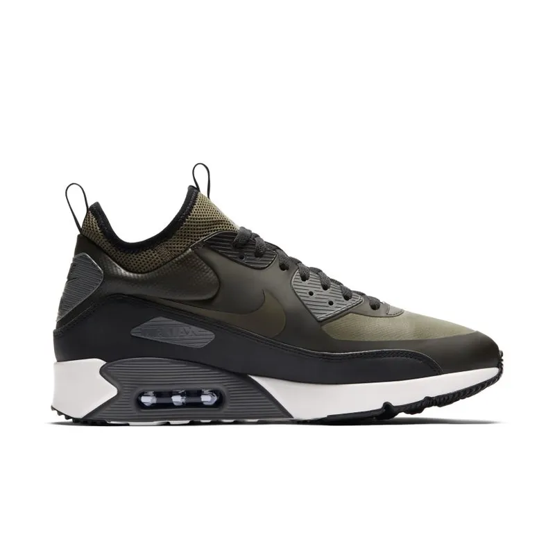 Nike Air Max 90 Ultra Mid Winter Sequoia Sequoia/Medium Olive-Black (924458-300)