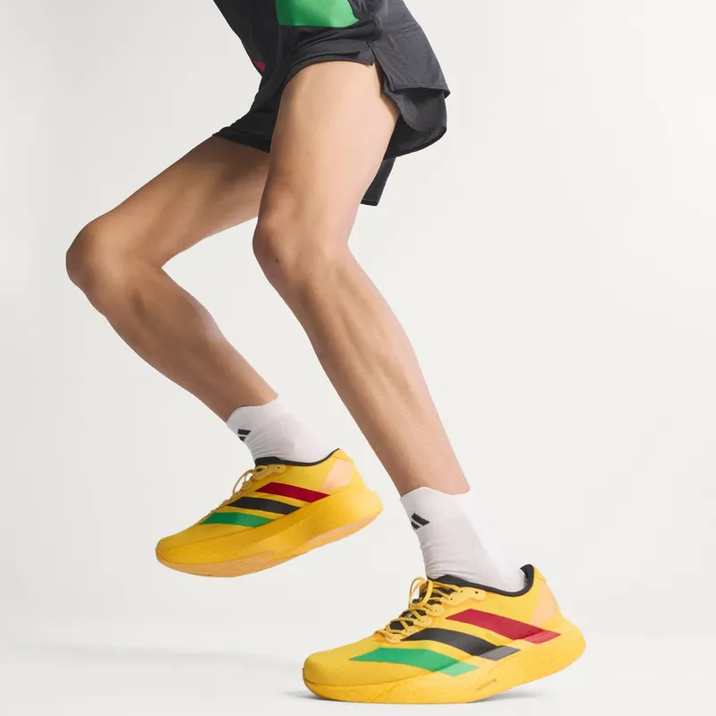 Adidas Adizero EVO SL Bold Gold / Vivid Green / Pure Ruby (KJ3625)