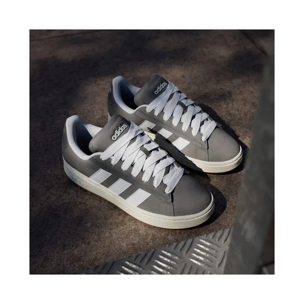 Adidas Grand Court Alpha “Grey Four Cloud White Off White” (JR0542)