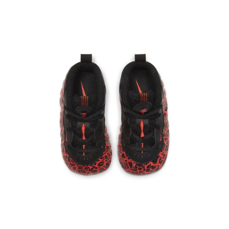 Nike Air Foamposite One Cracked Lava (I) Black/Bright Crimson (644790-012)