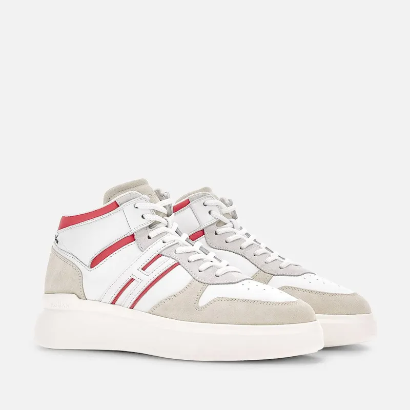 Hogan H580 Mid-Top White Beige (HXM5800EL504260YCY)