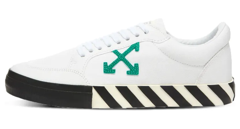 Off-White Vulc Low ‘White Green’ White/Green (OMIA085E20FAB0010155)