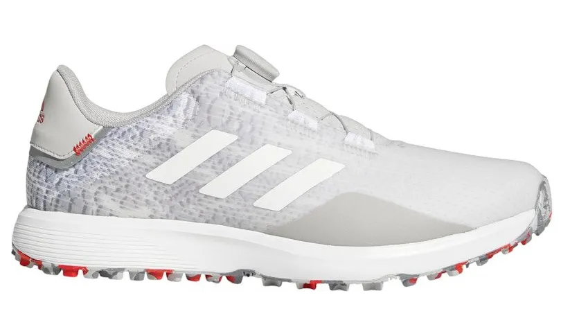 adidas S2G BOA Spikeless Golf Grey Cloud White Grey Three (GV9786)