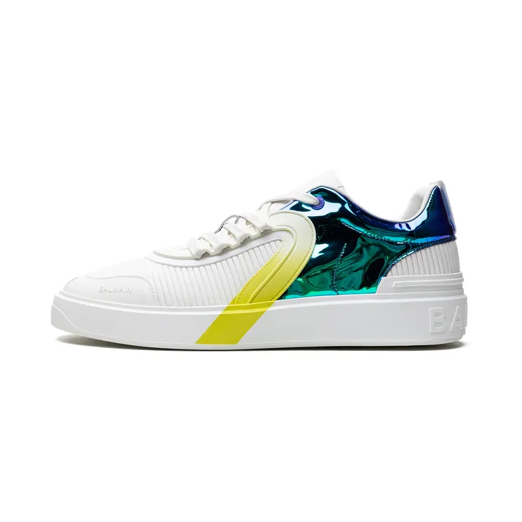 Balmain B Court Trainer Low “Volt Blue” (YM0VI292TMMP)