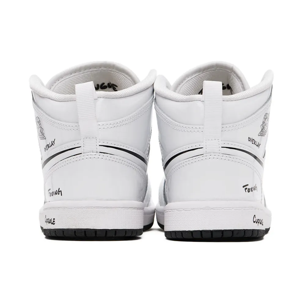 Jordan 1 Mid Schematic (PS) (DQ1866-100)