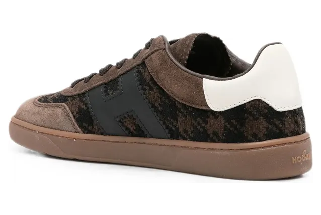 Hogan Houndstooth-pattern “Brown/Black” (HXW6470FB6BV I50R2F) (2)