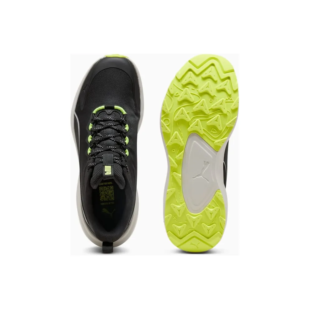 Puma Skyrocket Lite Trail Black Feather Gray Yellow Alert (310781-10)