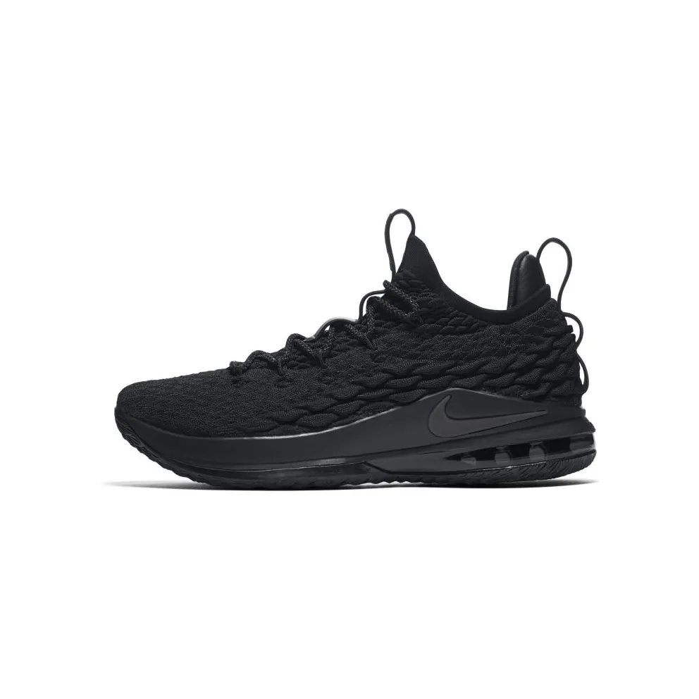 Nike LeBron 15 Low Blackout Black/Black-Thunder Grey (AO1755-004)