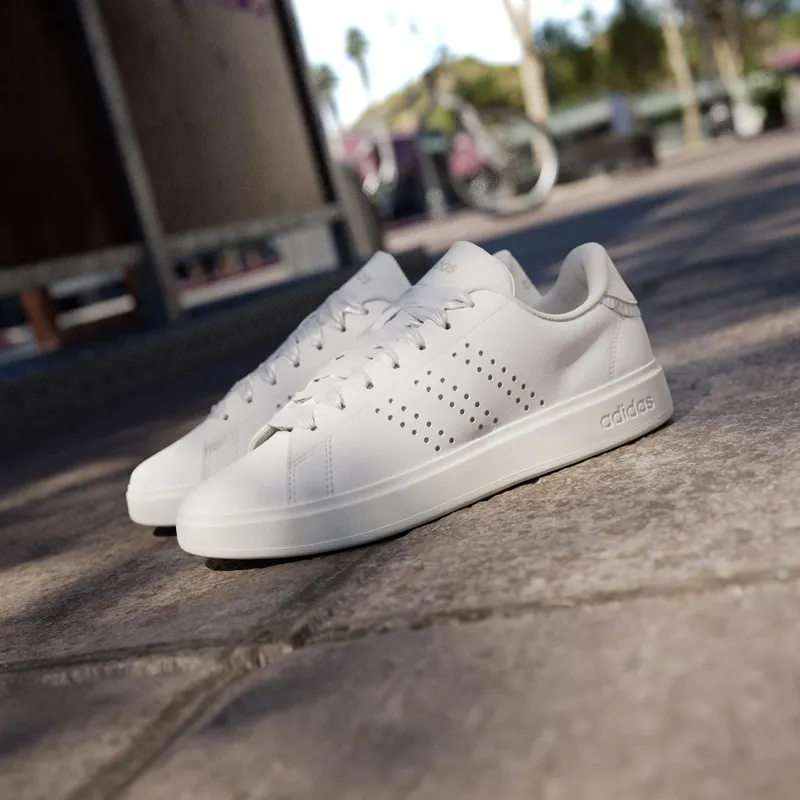 Adidas ADVANTAGE 2.0 Shoes Core White / Core White / Cyber Metallic (KJ2120)