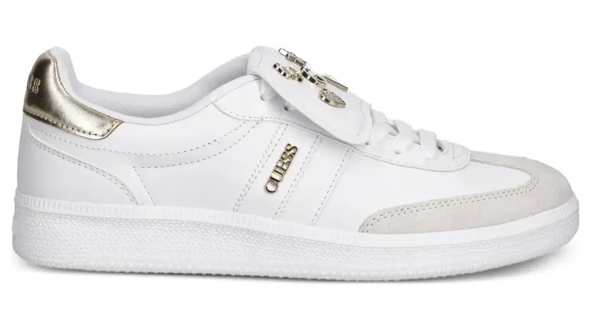 GUESS USA Sneakers mit Logo-Verzierung – Weiß (FLTOL2ELE12)