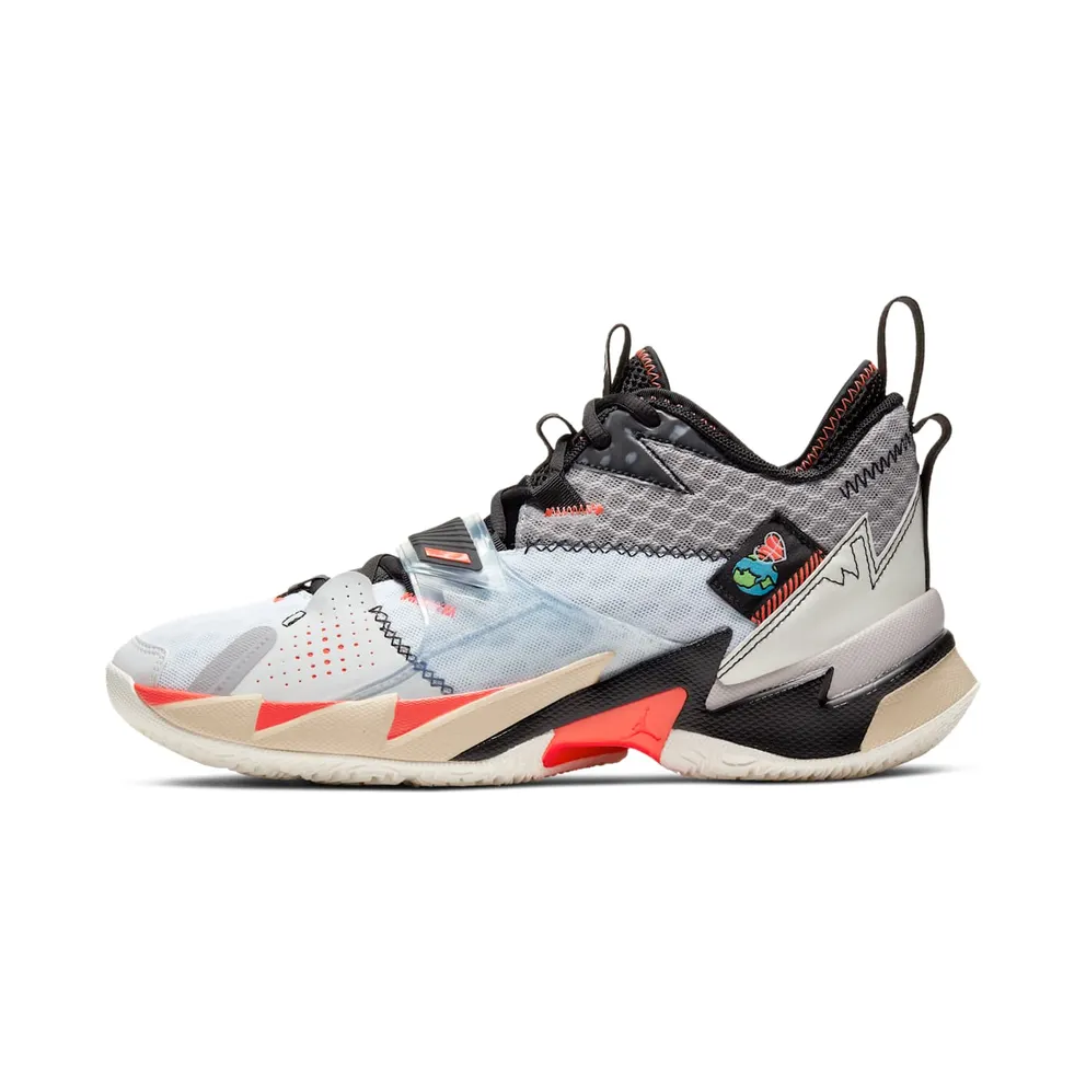 Jordan Why Not Zer0.3 White Bright Crimson Black White/Bright Crimson-Black (CD3003-101)