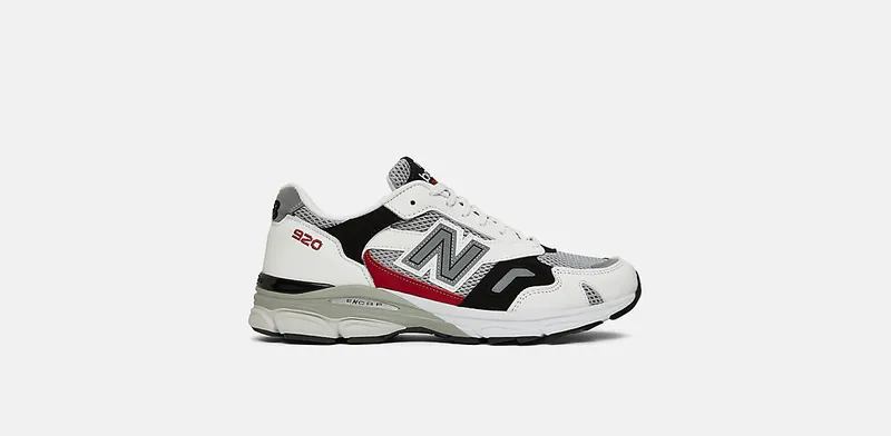 New Balance 920 MiUK 40th Anniversary White Grey Red (M920UKF)