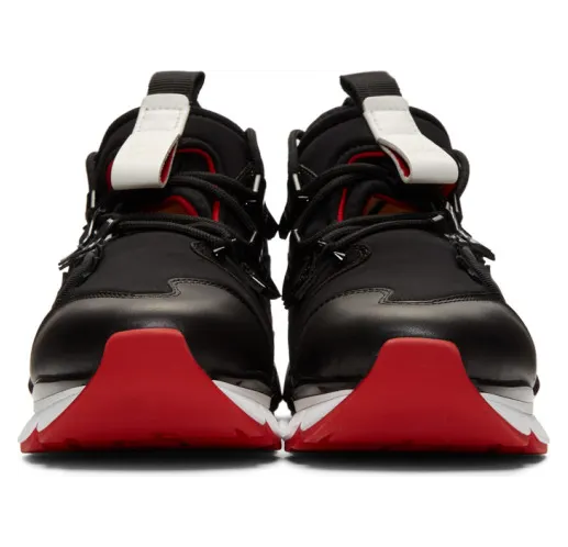 Christian Louboutin Black Red-Runner Flat Sneakers (1190541) (2)