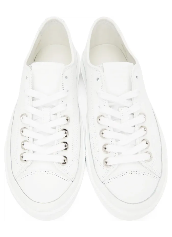 Givenchy White Grained City Sneakers (BE001NE145) (5)