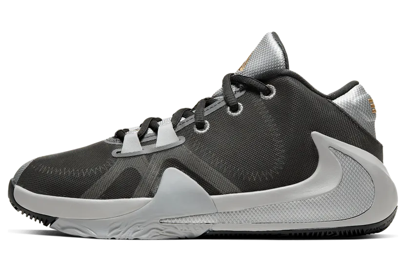 Nike Zoom Freak 1’Smoke Grey’ GS Smoke Grey/Metallic Silver/Metallic Gold (BQ5633-050)